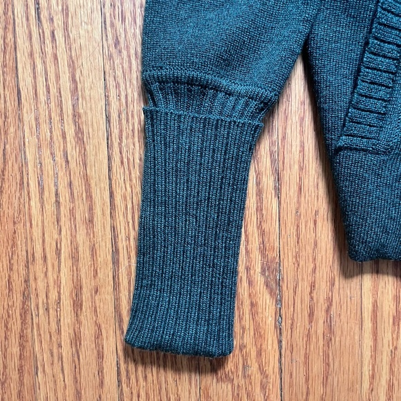 Banana Republic Olive Green Cardigan Womens Petite Small - Picture 2 of 8